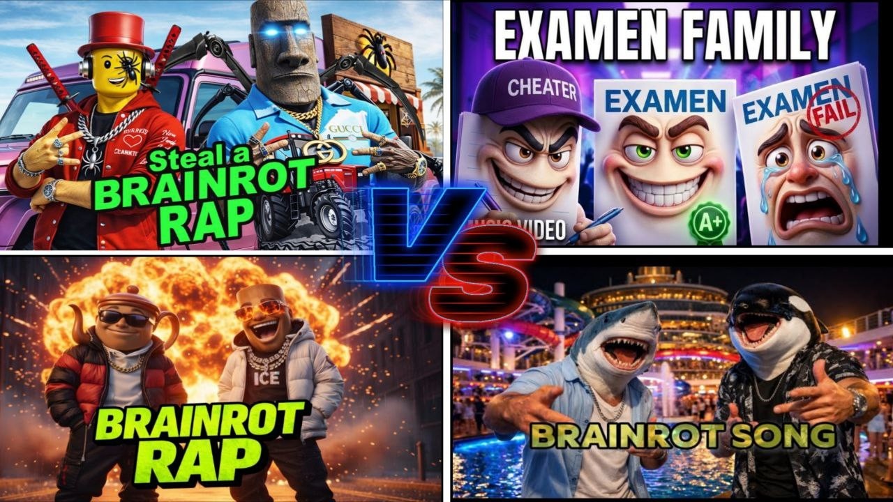 STEAL A BRAINROT RAP! (Who Won?)