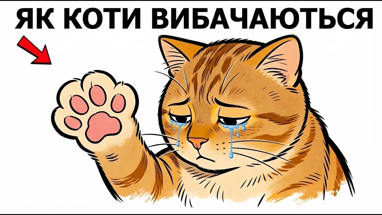 Як коти вибачаються перед людьми? 5 ознак, які ви не помічали