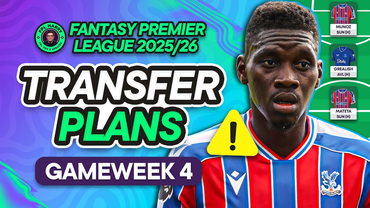 MY FPL GW4 TRANSFER PLANS! 📝 Keep Sarr? Buy a Defender? ♻️ | Fantasy Premier League Tips 2025/26