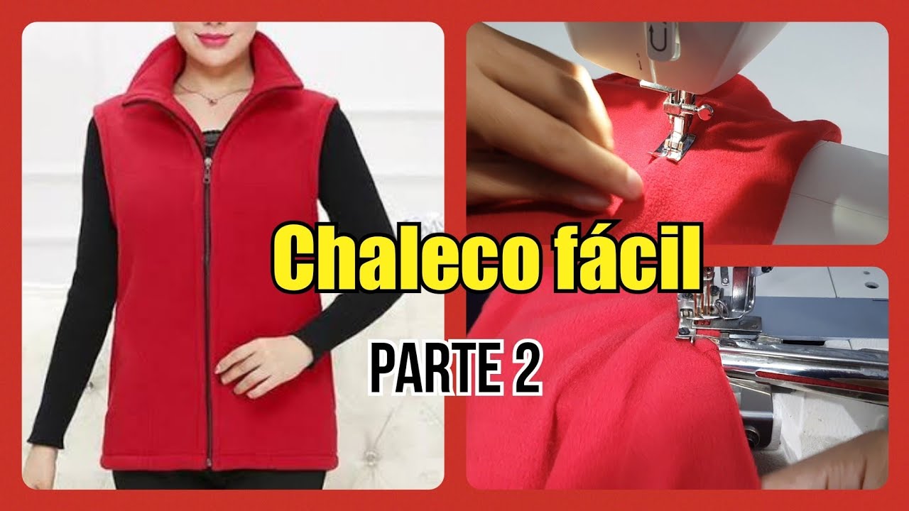 Chaleco fácil en tela polar | PARTE 2 - Confección