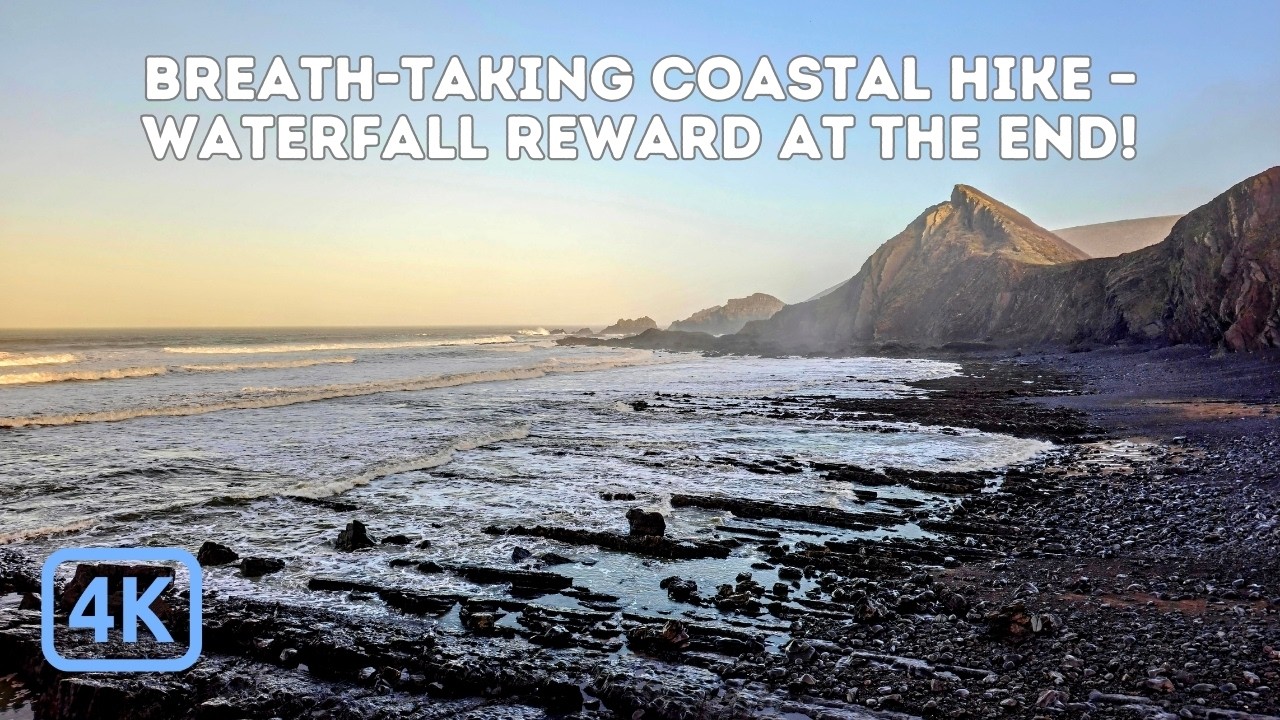 Breathtaking Coastal Hike – Hartland Quay to Speke’s Mill Waterfall (No Talking)