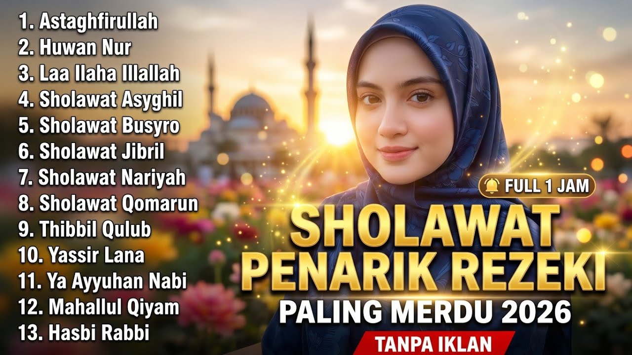 SHOLAWAT NABI PENARIK REZEKI PALING MUSTAJAB [TANPA IKLAN]