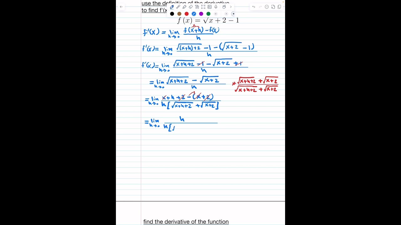 The derivatives and rate of change ￼