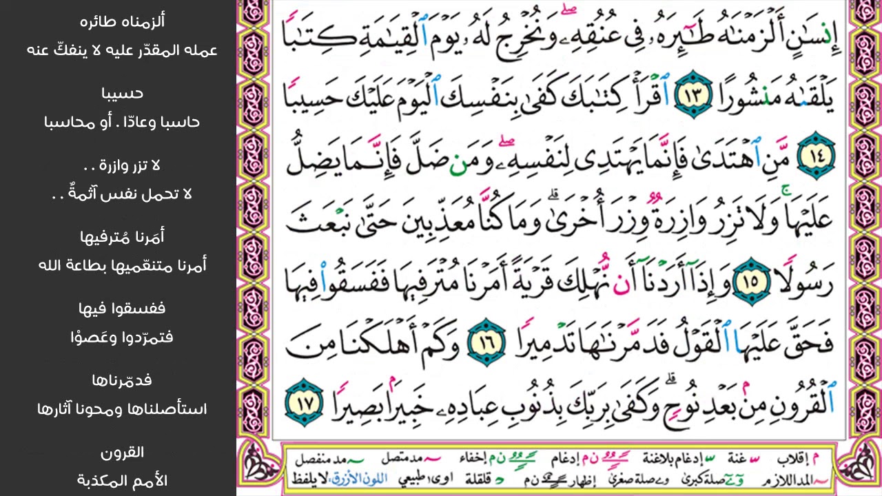 2#. الصفحة 283 - عسى ربكم أن يرحمكم وإن عدتم عدنا - مكررة 10 مرات