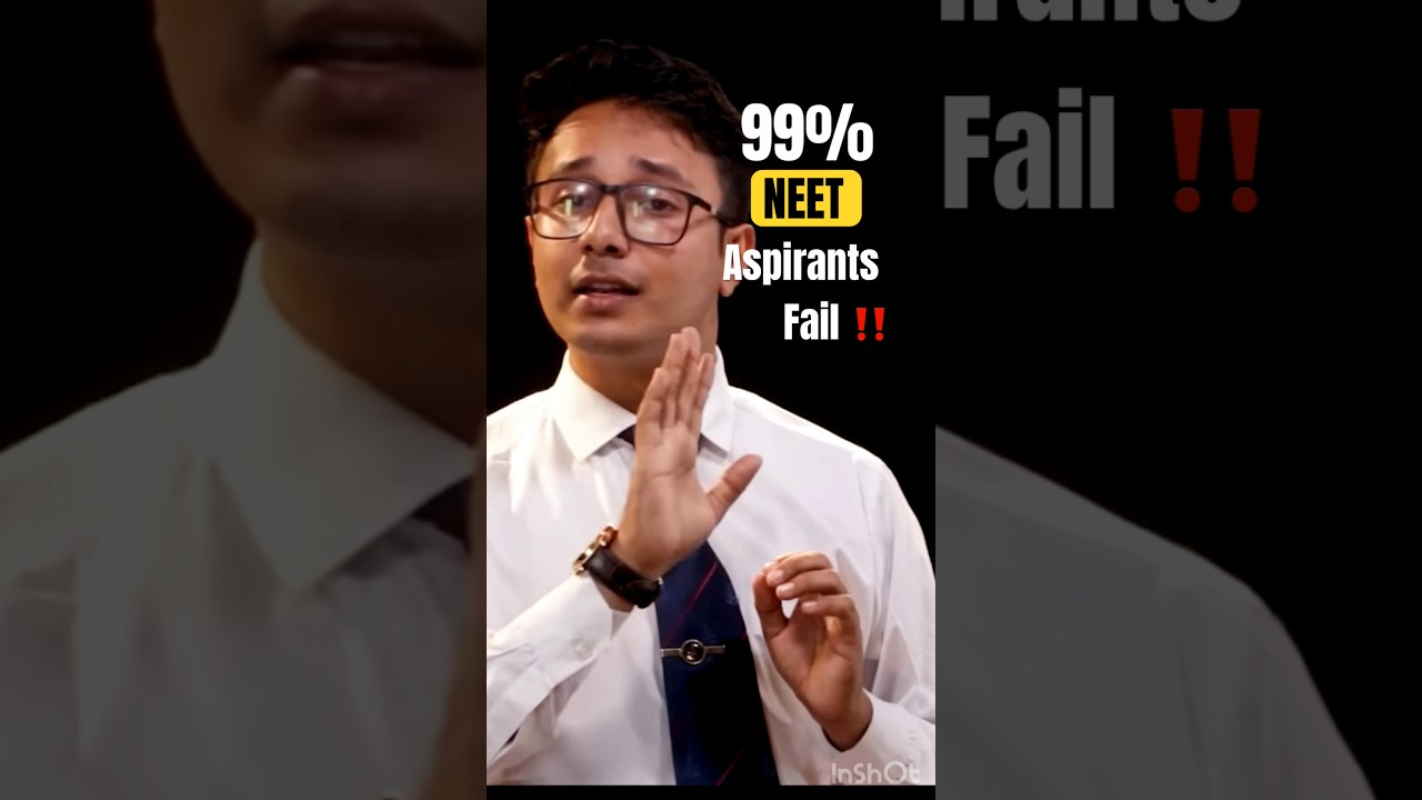 Why 99% students fail in NEET ? 🤯reason for low success rate ‼️NEET 2024 | motivation #aiims #mbbs