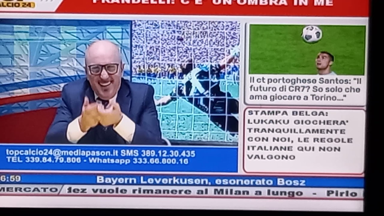 Mimmo Pesce prende in giro la Juventus.