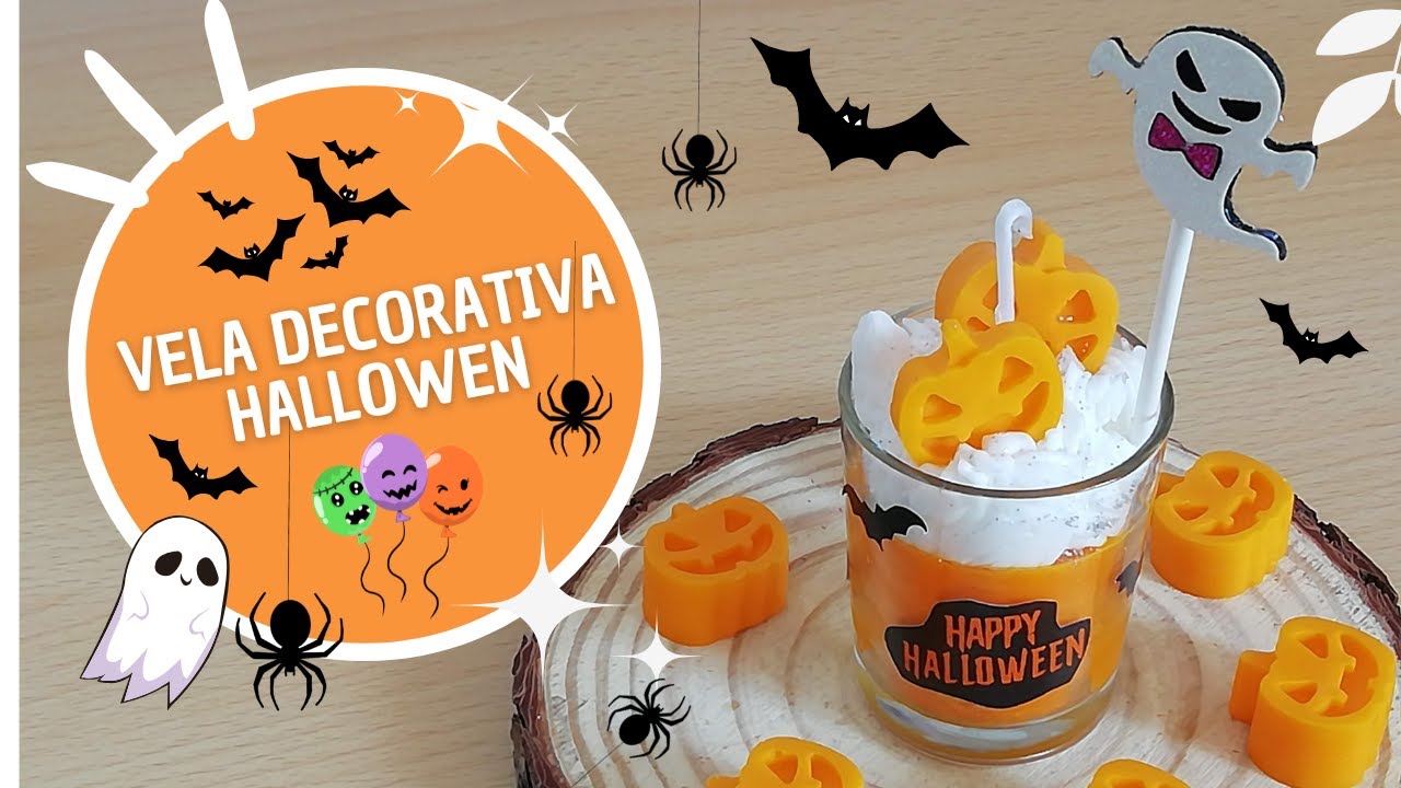 Vela Decorativa para Halloween I Activa tu creatividad