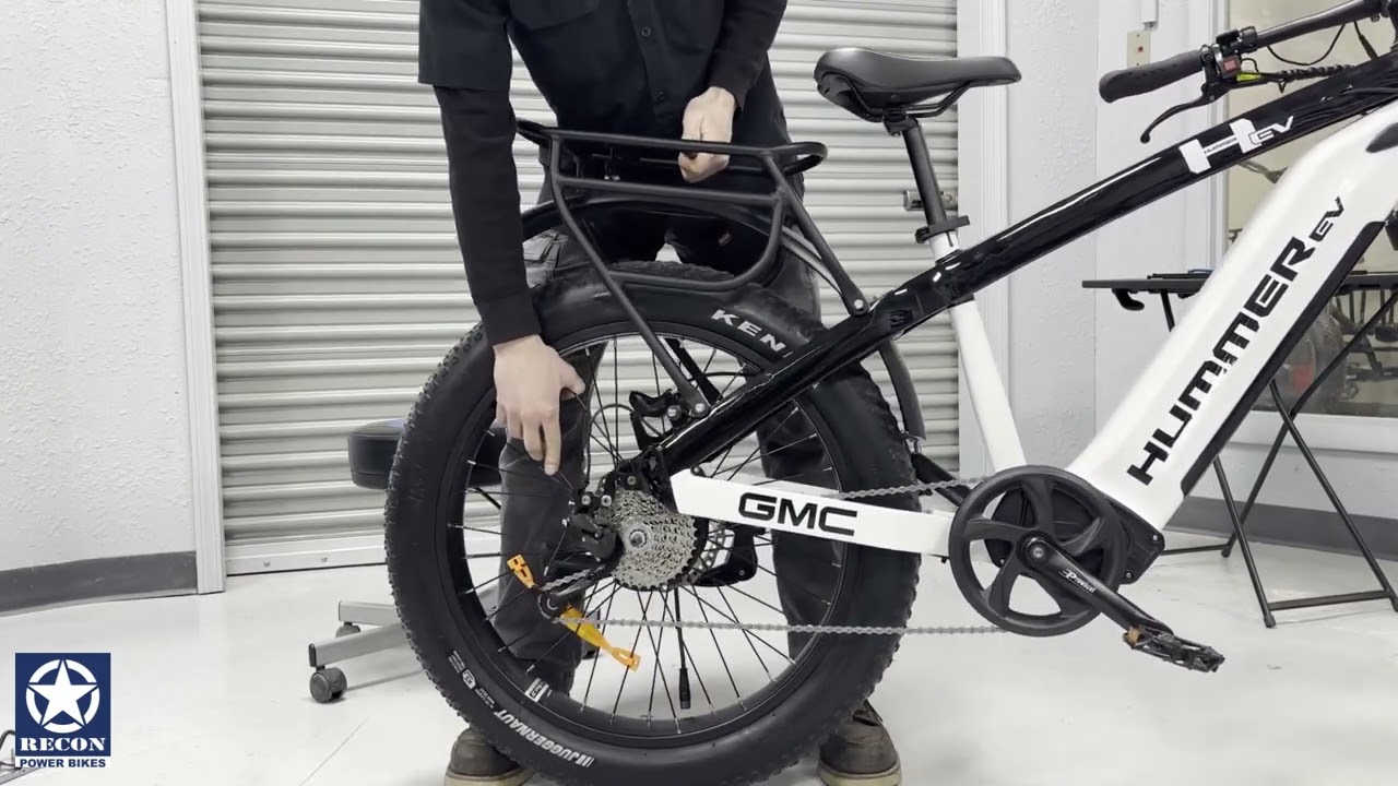 Removing and Re-installing Rear Wheel on HUMMER EV AWD E-Bike