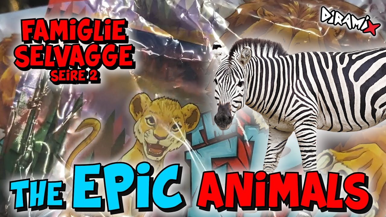 🐻 THE EPIC ANIMALS: FAMIGLIE SELVAGGE SERIE 2 🦓 DOPPIA SORPRESA! Diramix | Speciale Edicola