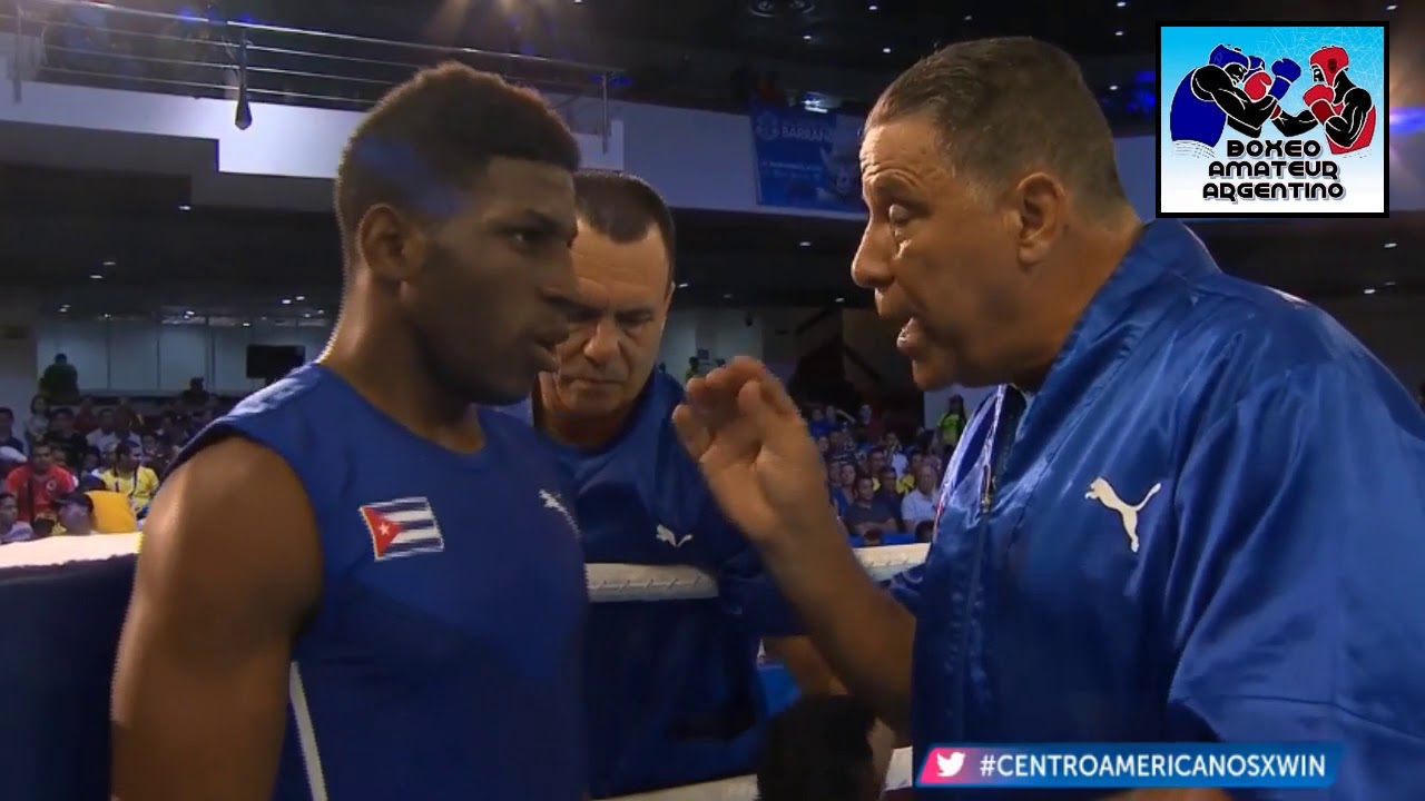 2) 64kg John Lenon GUTIERREZ AGUDELO (COL) 0-5 ante Andy CRUZ GOMEZ (CUB) - Semifinal