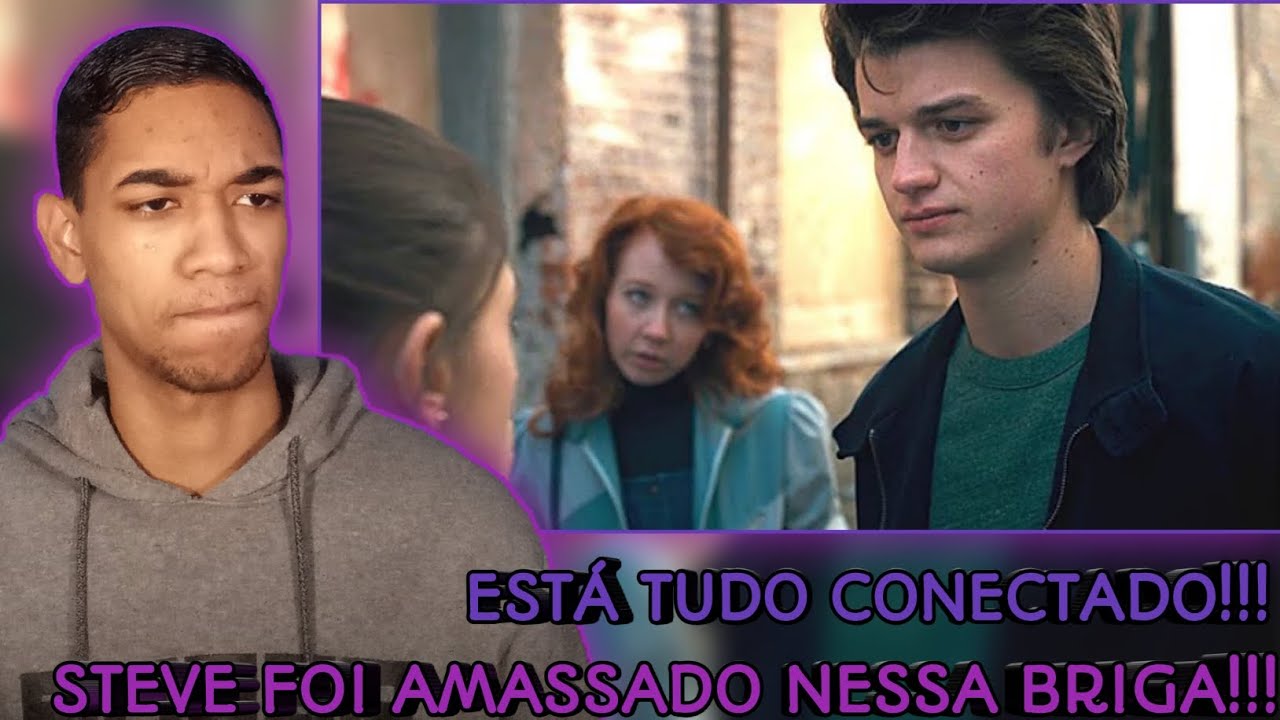 (Steve apanhou feio!!!) Reagindo a Steve Briga com Jonathan (Stranger Things) @bazinganeti7018