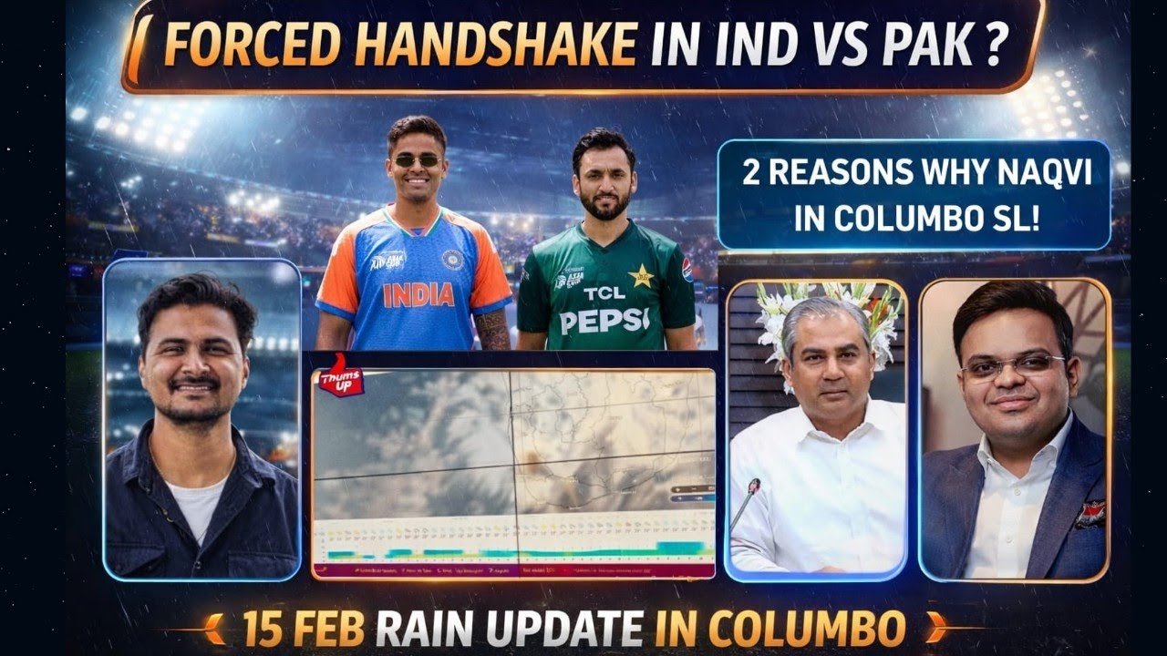 Naqvi vs BCCI Again: The Handshake Secret ,Full day Rain Update ⛈️ + 3 changes in Pak 11 , Pak Spin 