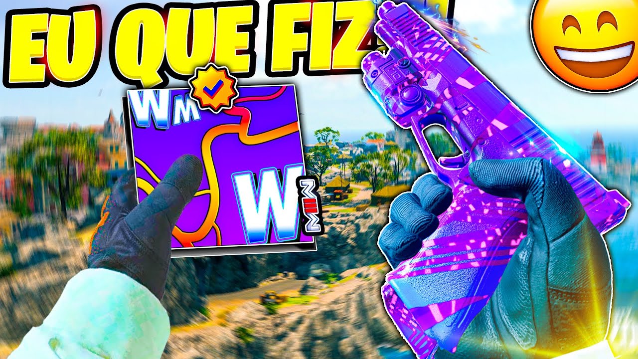 LANÇARAM A 💎MINHA CAMUFLAGEM💎 NO WARZONE (PERFEITA 😍😍😍)