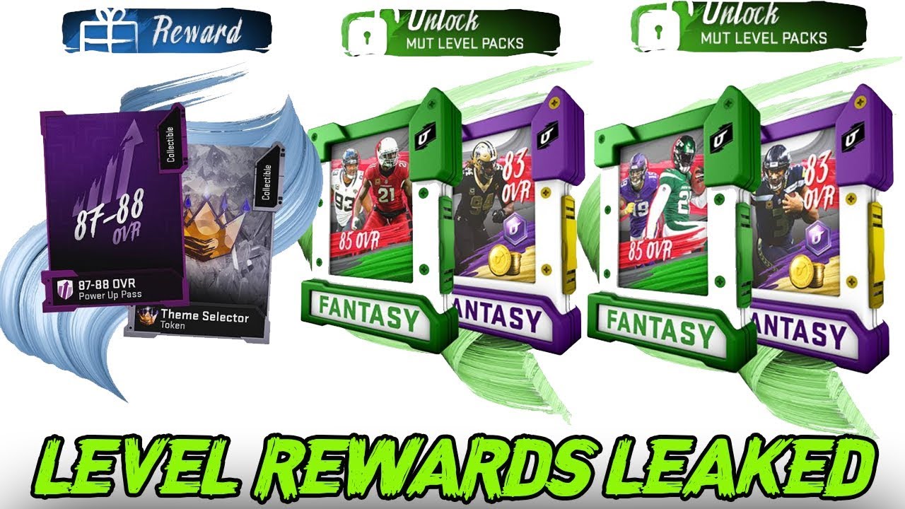 LEVEL REWARDS 2-50 LEAKED? MADDEN 20 ULTIMATE TEAM