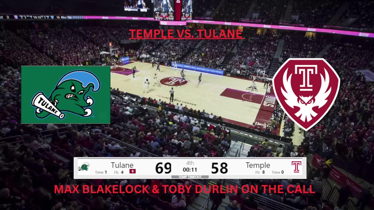 TEMPLE WOMEN'S BASKETBALL VS. TULANE II 1-13