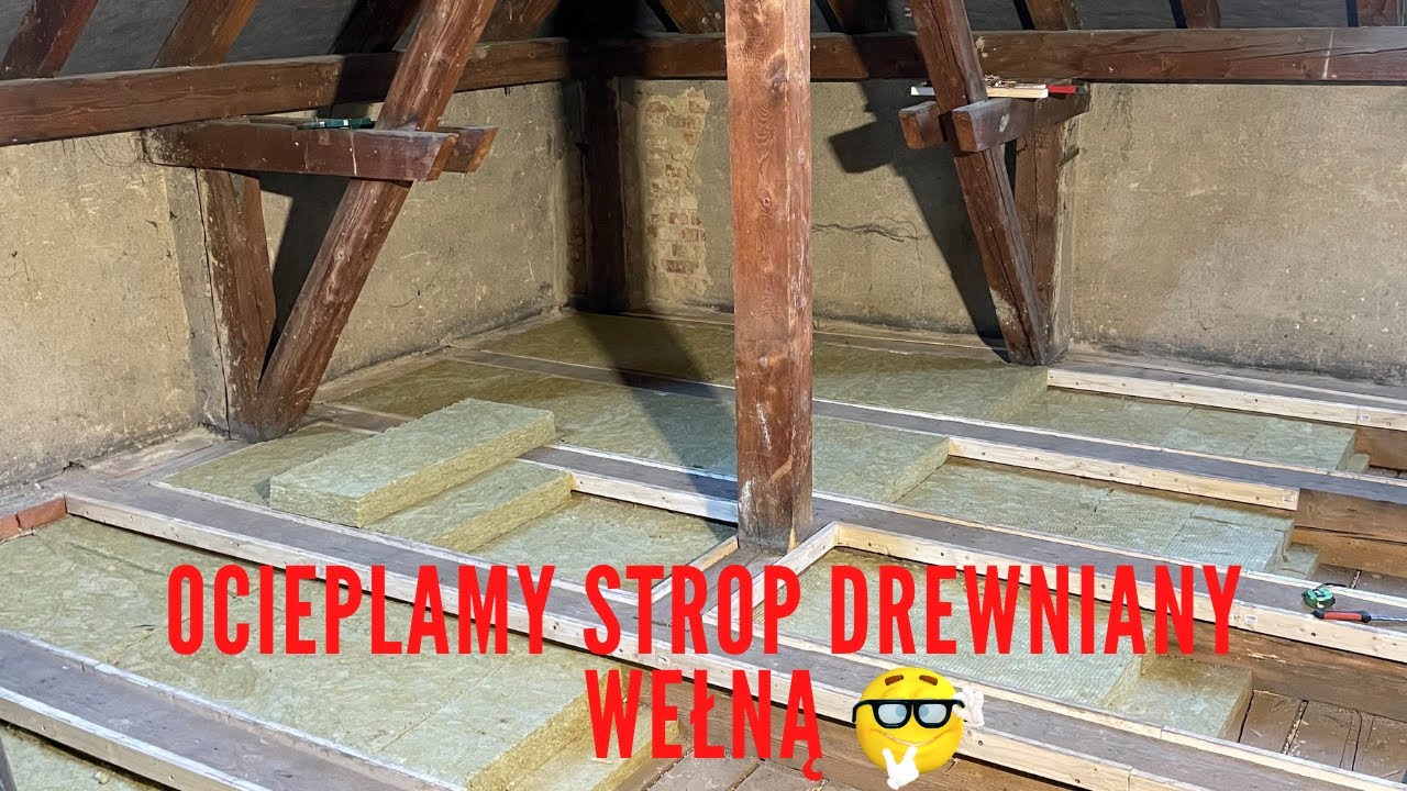 Ocieplamy Drewniany Strop Na Strychu Wełną RockWool Rockslab Sonic (Adaptacja Poddasza)