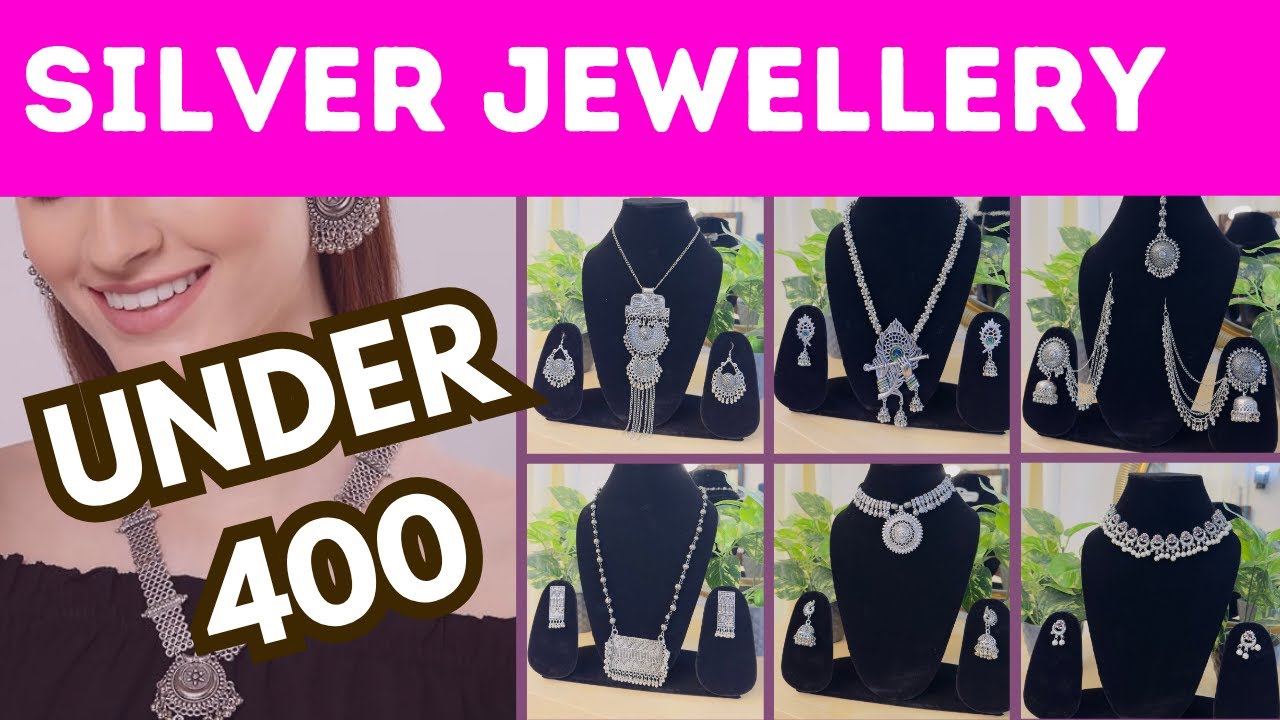 💚 SILVER JEWELLERY SETS | AMAZON GREAT INDIAN FESTIVAL 2025 | HUGE DISCOUNT ON OXIDISED TOP BRAND 😍