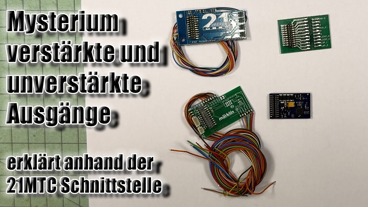 Mysterium verstärkte und unverstärkte Ausgänge erklärt anhand einer 21MTC Schnittstelle