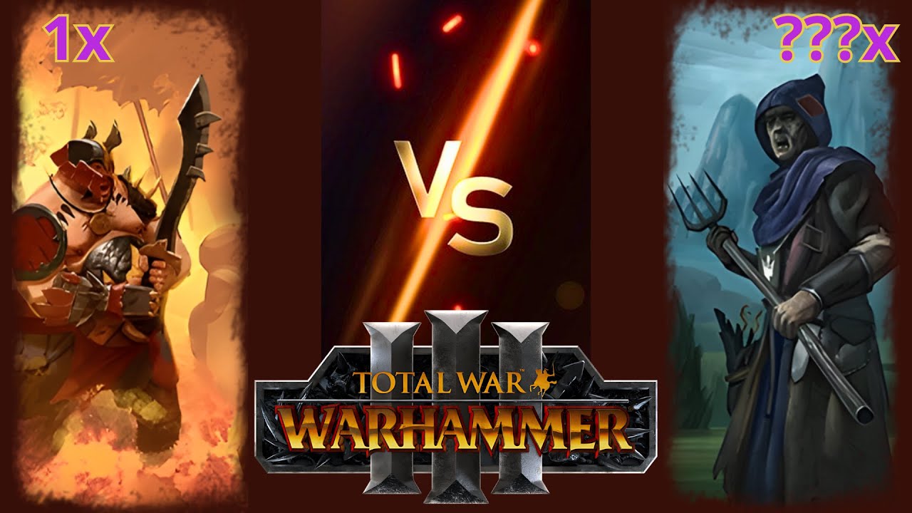 How Many Peasant Mobs Are Needed to Beat Ironguts in Total War: Warhammer 3?