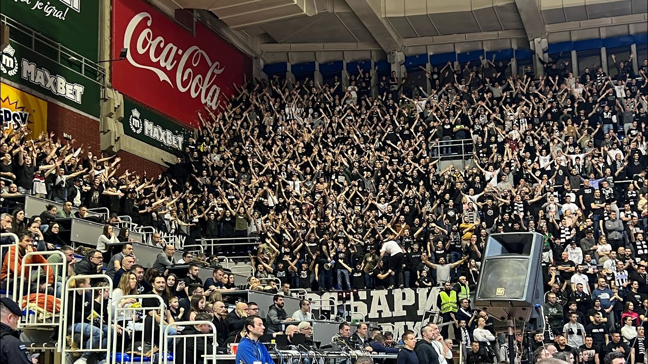 Grobari na utakmici Partizan - Mornar: 
