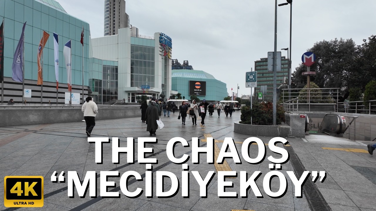 FEEL THE CHAOS: Walking Istanbul’s Busiest District- Mecidiyeköy I 2026