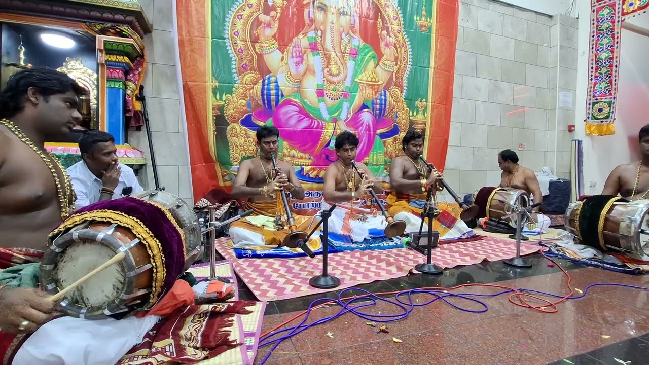 நாகதீபன் | சிவகுமார் | S. U. பிருந்தாபன் | Karpaga Vinayagar Kovil UK | 2025 #தவில் #நாதஸ்வரம்