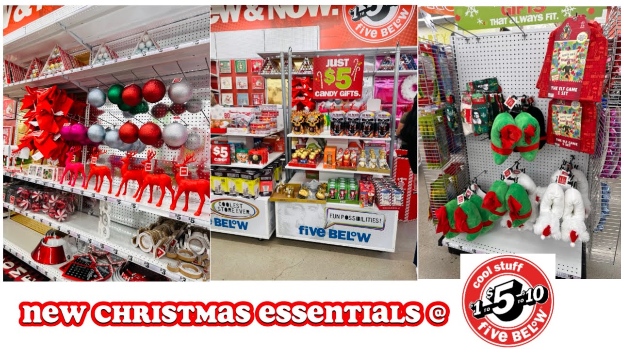 Get ready for cold season of Christmas with affordable essentials 🎄 @ Five Below
