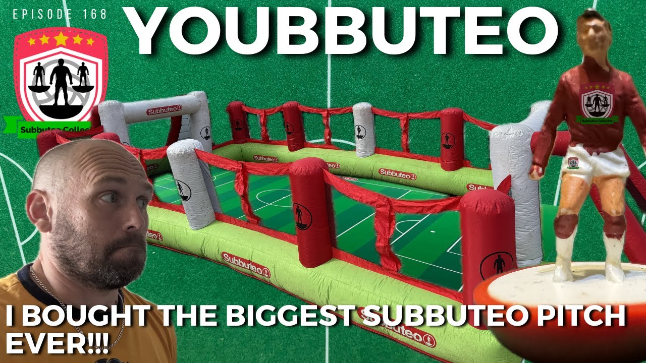 I've bought the Biggest Subbuteo Pitch. EVER on Youbbuteo