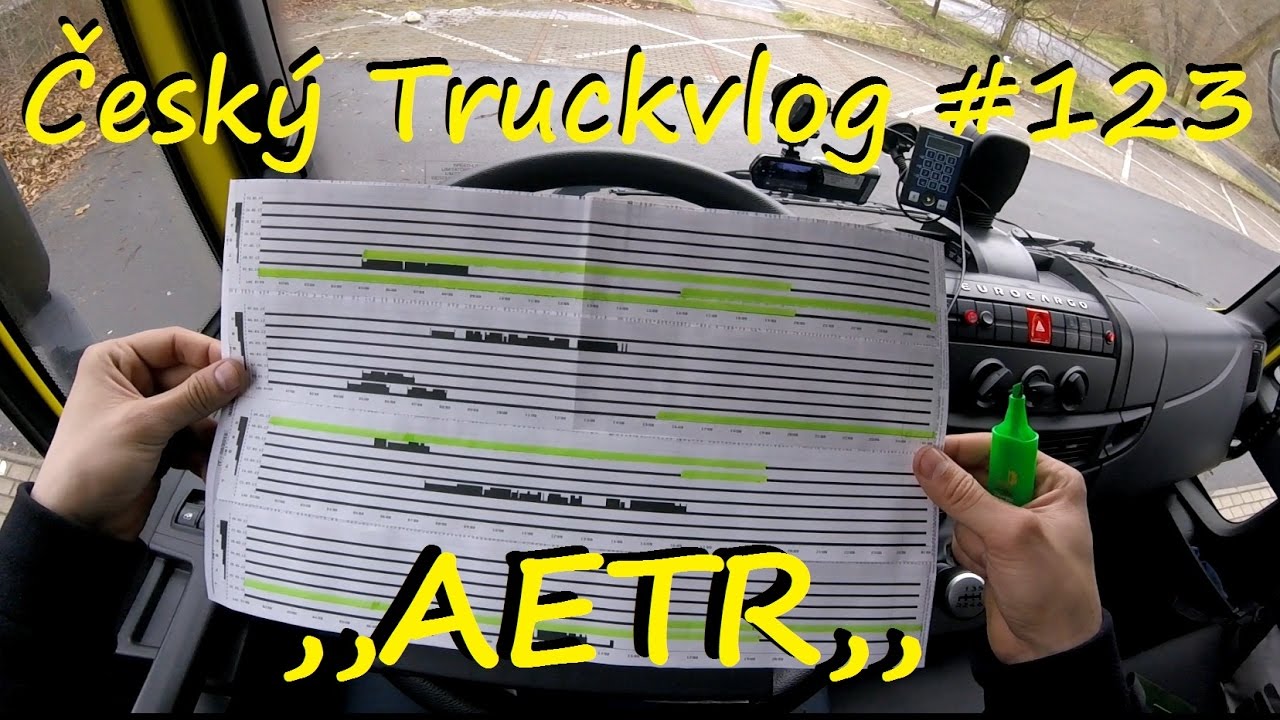 Český Truckvlog #123 - ,,Jak ovládám  AETR / kontrola posledních 28 dní,,