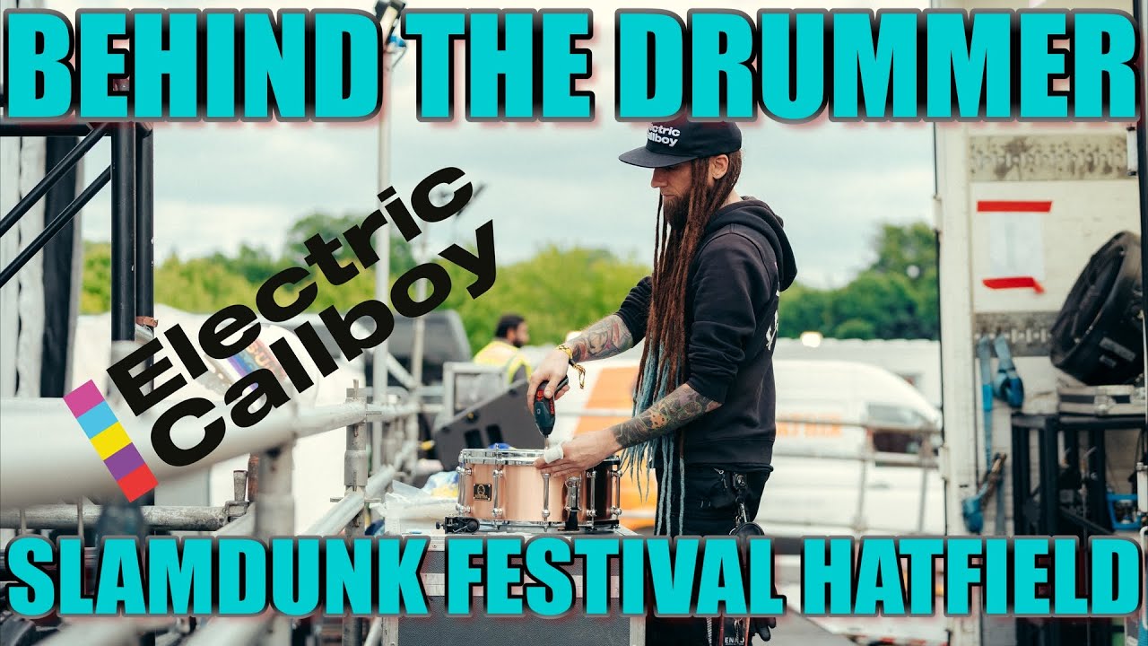 Behind the Drummer | Drumtech POV | Slam Dunk Hatfield | Electric Callboy Europe Festivals 2025