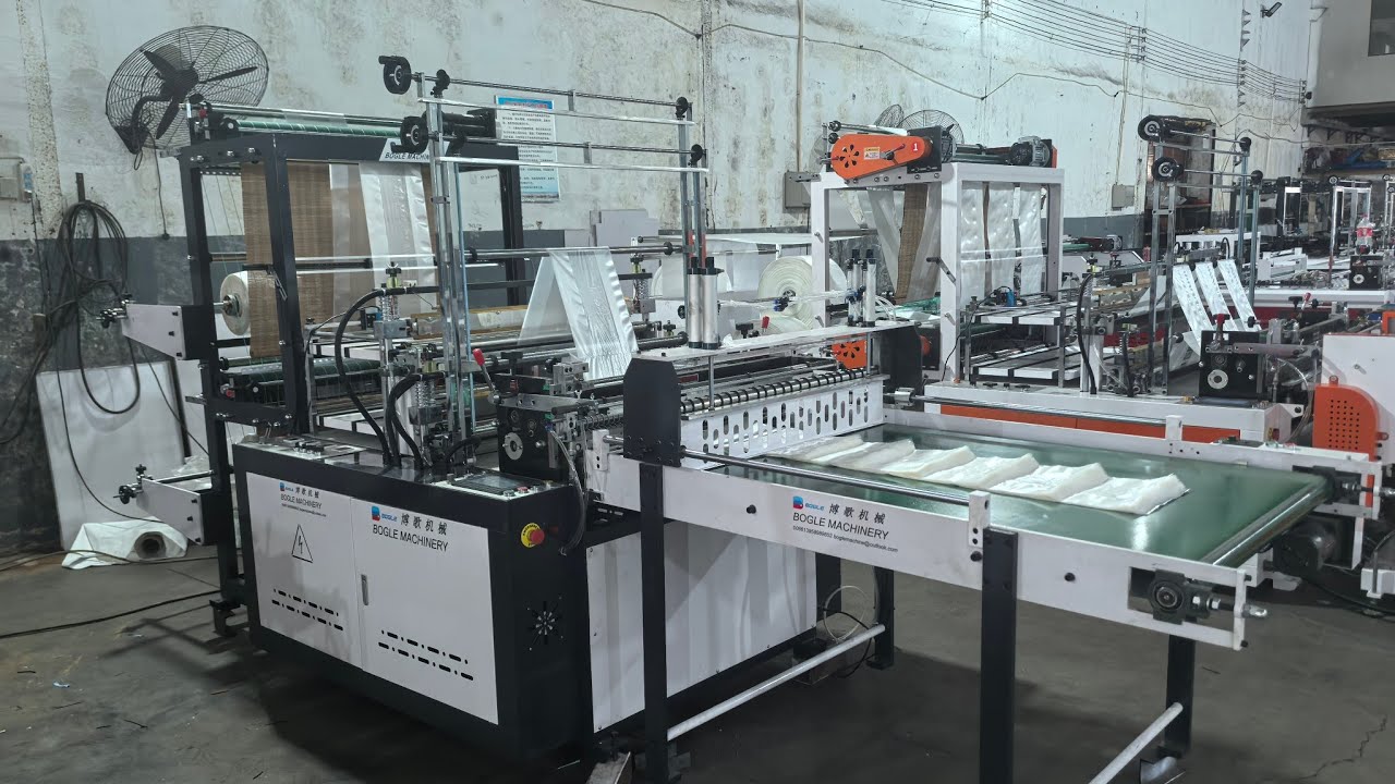 Double Decker Bottom Sealing Bag Making Machine