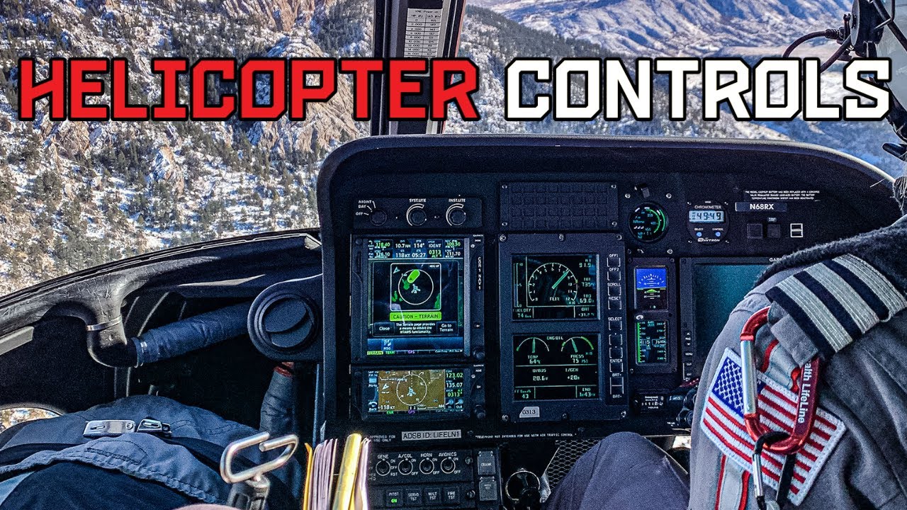 Flight Controls In a Medevac Helicopter ⎮H125⎮