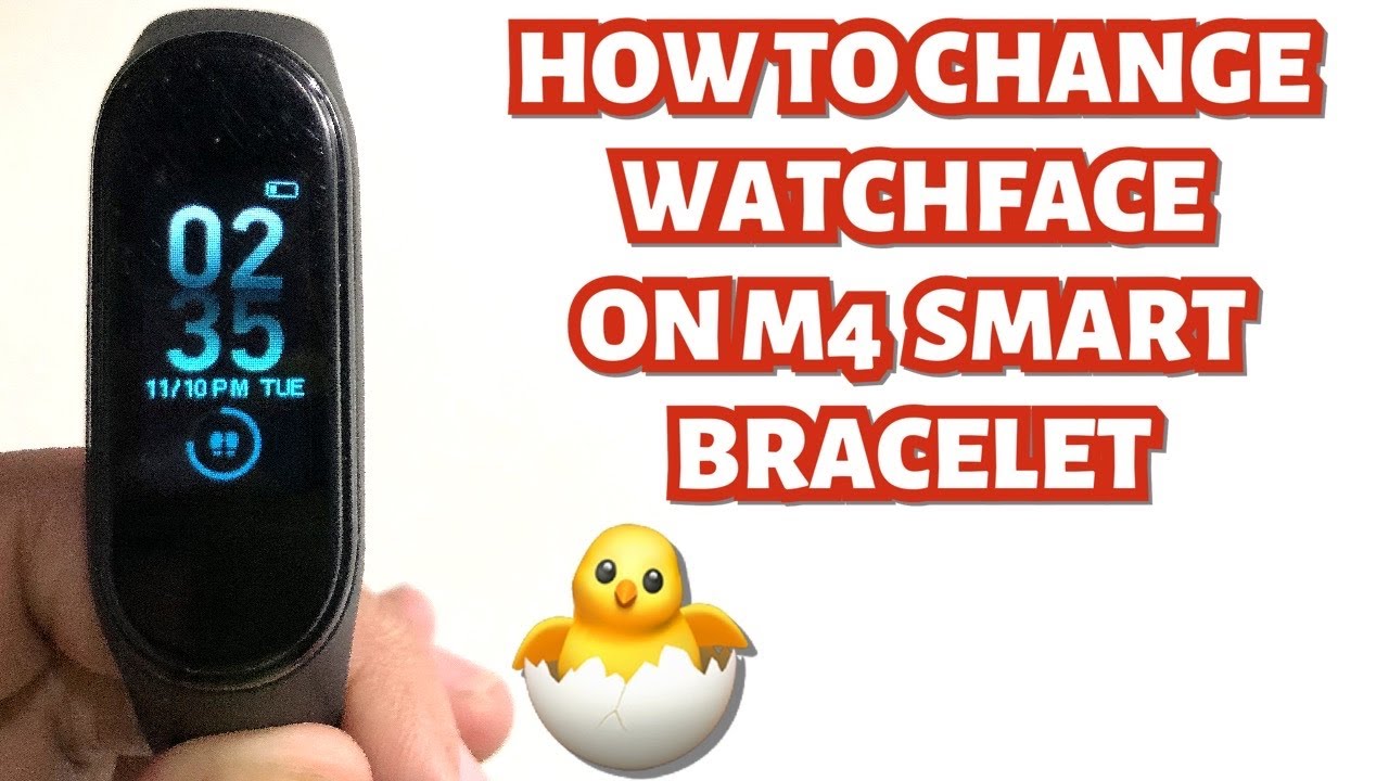 HOW TO CHANGE WATCH FACE ON M4 SMART BRACELET | TUTORIAL | ENGLISH