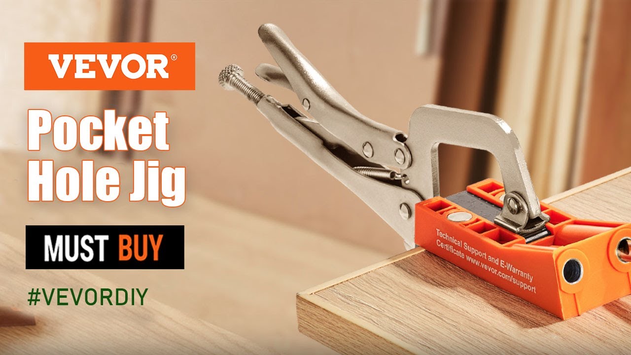 VEVOR Pocket Hole Jig, 56 Pcs Mini Jig, for DIY Carpentry Projects