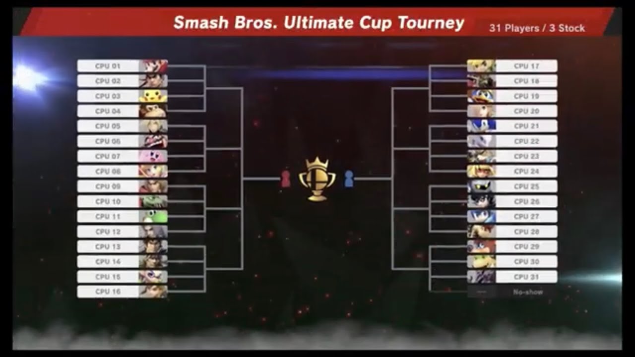 Super Smash Bros. Ultimate - CPU 31 Tourney