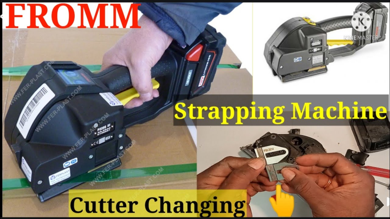 fromm P331 repair strapping machine repair strapping machine cutter changing|fromm strapping machine
