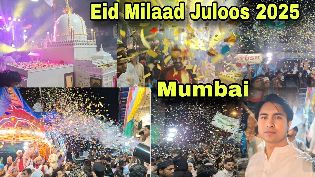 Eid milaad 2025 juloos in Govandi Mumbai 💚| Eid milaad celebration 🎉 | VLOG With Sameer 01