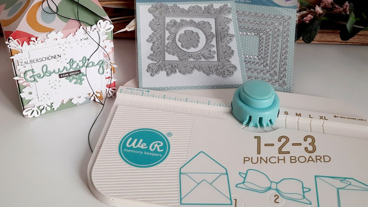 XL Box mit meinem NEUEN, 1-2-3 Punch Board, mit Rahmenstanzen von Action, Mini Action Haul
