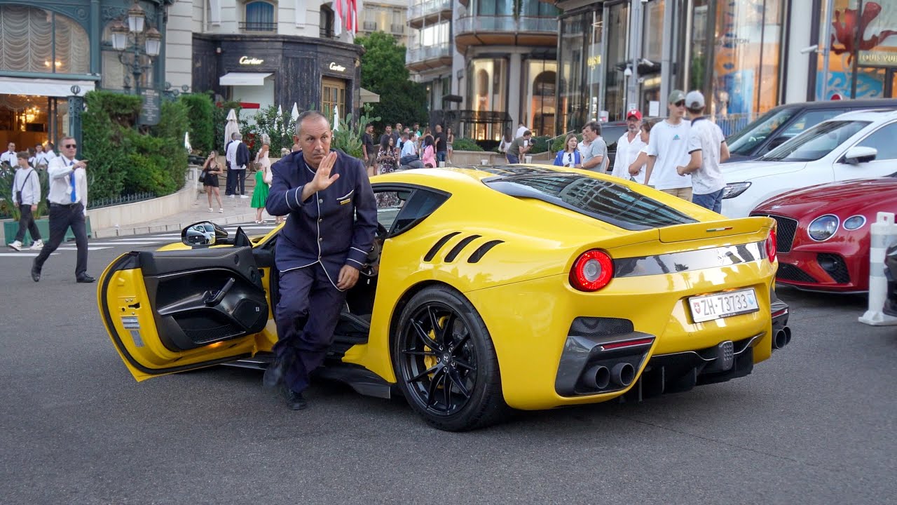 SUPERCARS Monaco 2022 - Ferrari F12TDF, 812 Competizione, 488 Pista, Lamborghini Aventador, 918x2