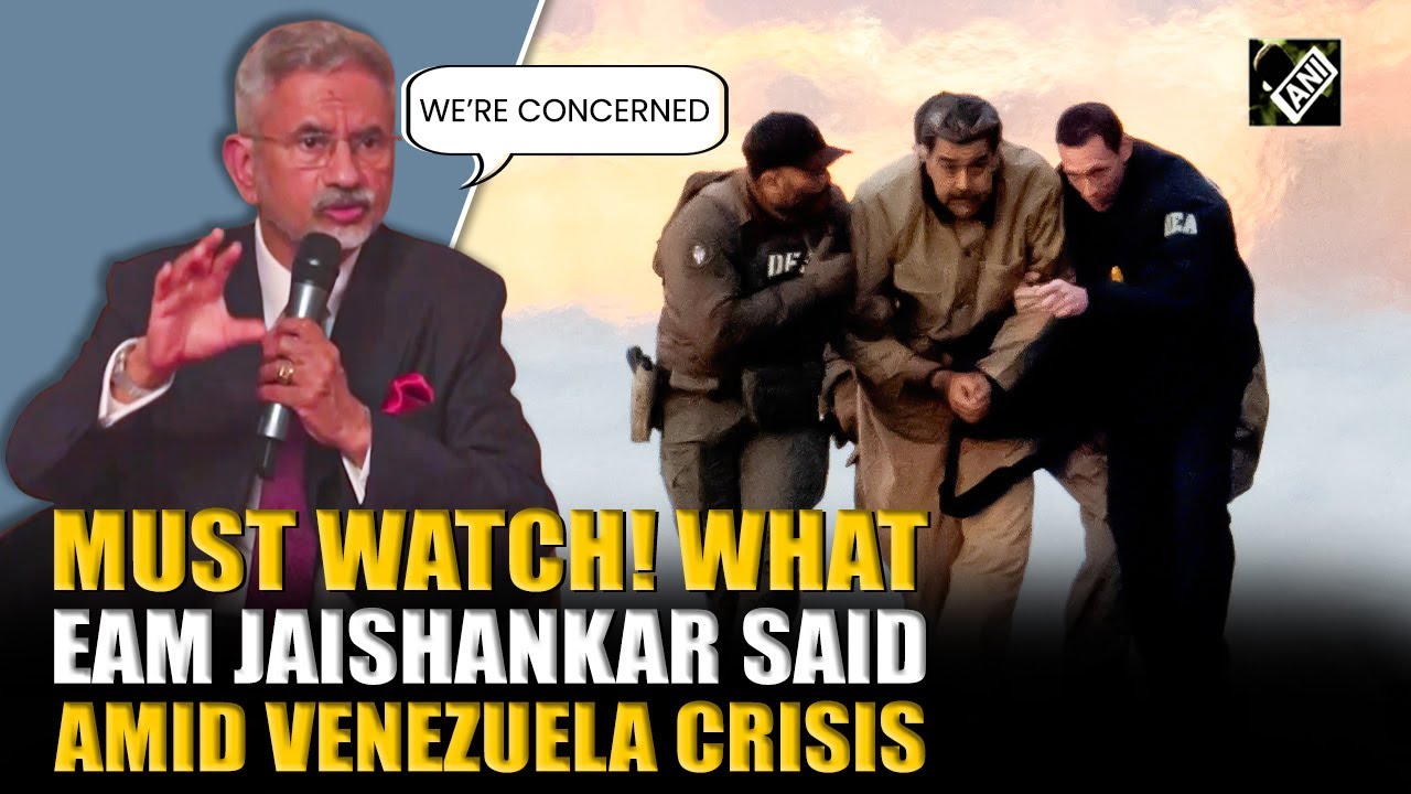 &ldquo;We&rsquo;re concerned&hellip;&rdquo; Must watch! What EAM Jaishankar said amid Venezuela crisis after Maduro&rsquo;s arrest