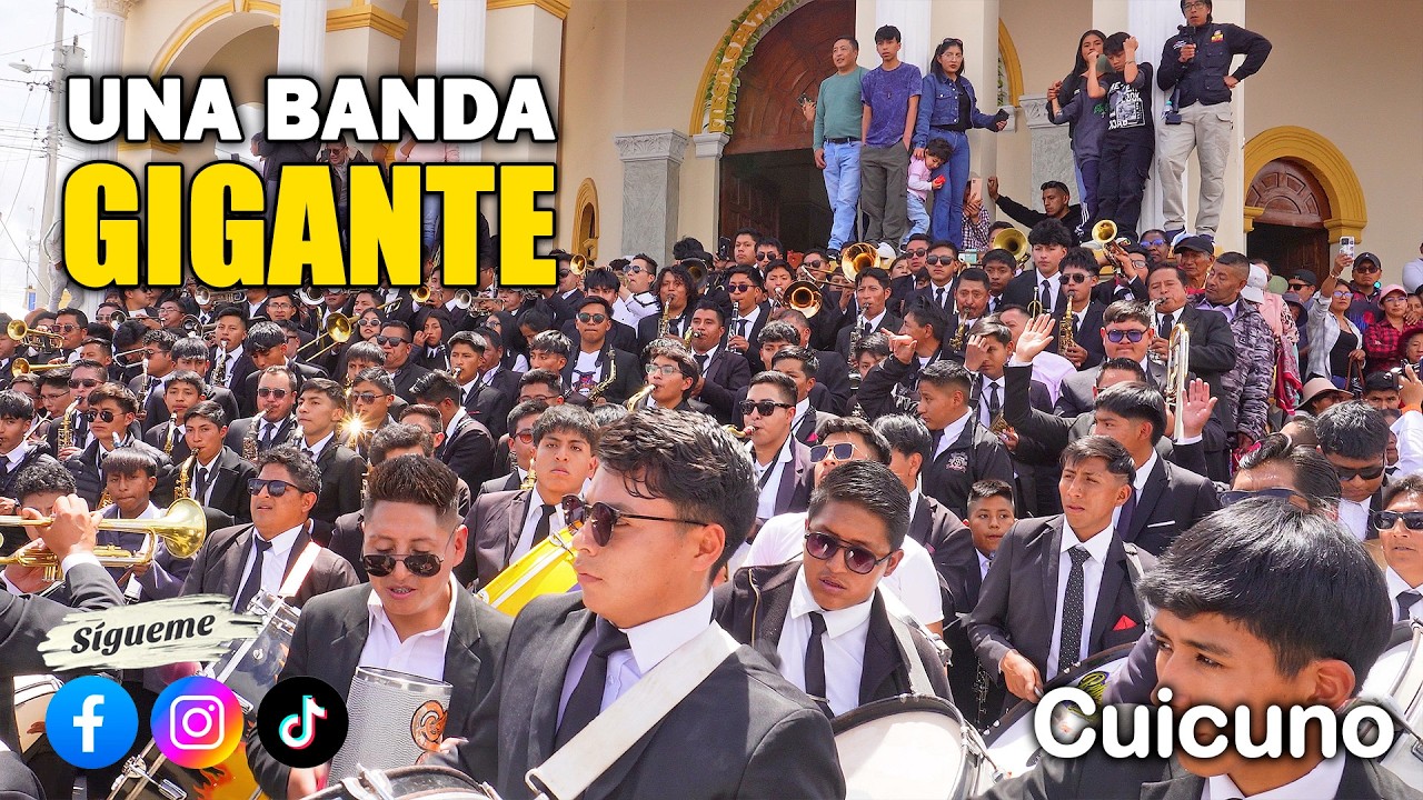ENSAMBLE de BANDAS Musicales CUICUNO | El Espectáculo que Reúne a Todo el Pueblo 🎺🎷🥳