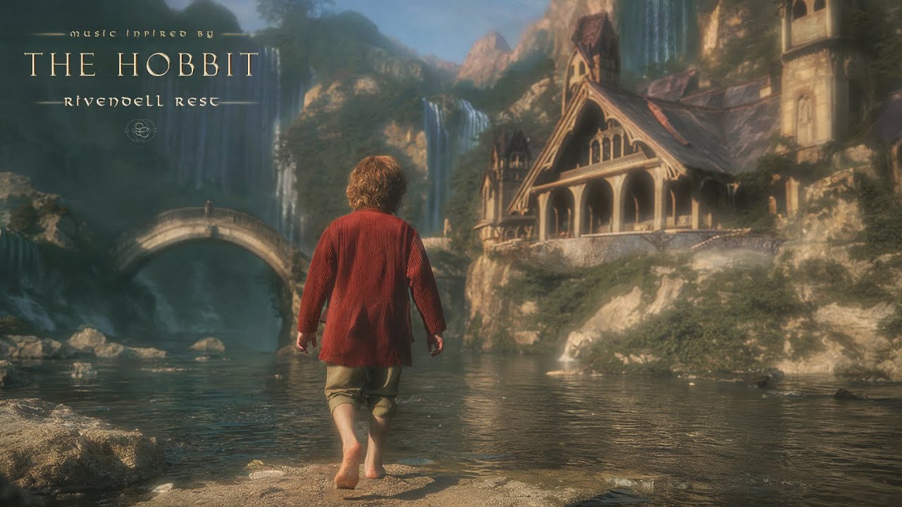 Bilbo in Rivendell &ndash; Take A Rest on the Journey with Elvish Vocals | The Hobbit Ambient Music