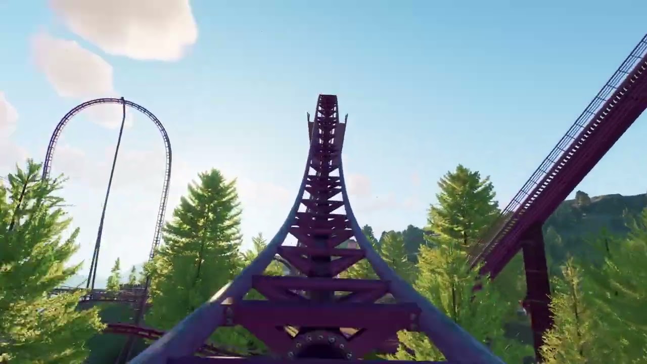 Planet Coaster 2 POV - Edger - Cliff Edge Intamin Wing Coaster