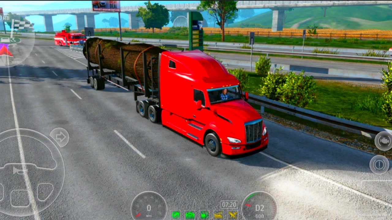 Heavy Truck Simulator Games 3D । Real Cargo Truck Driving Games । Ultimate Cargo Truck Simulator 