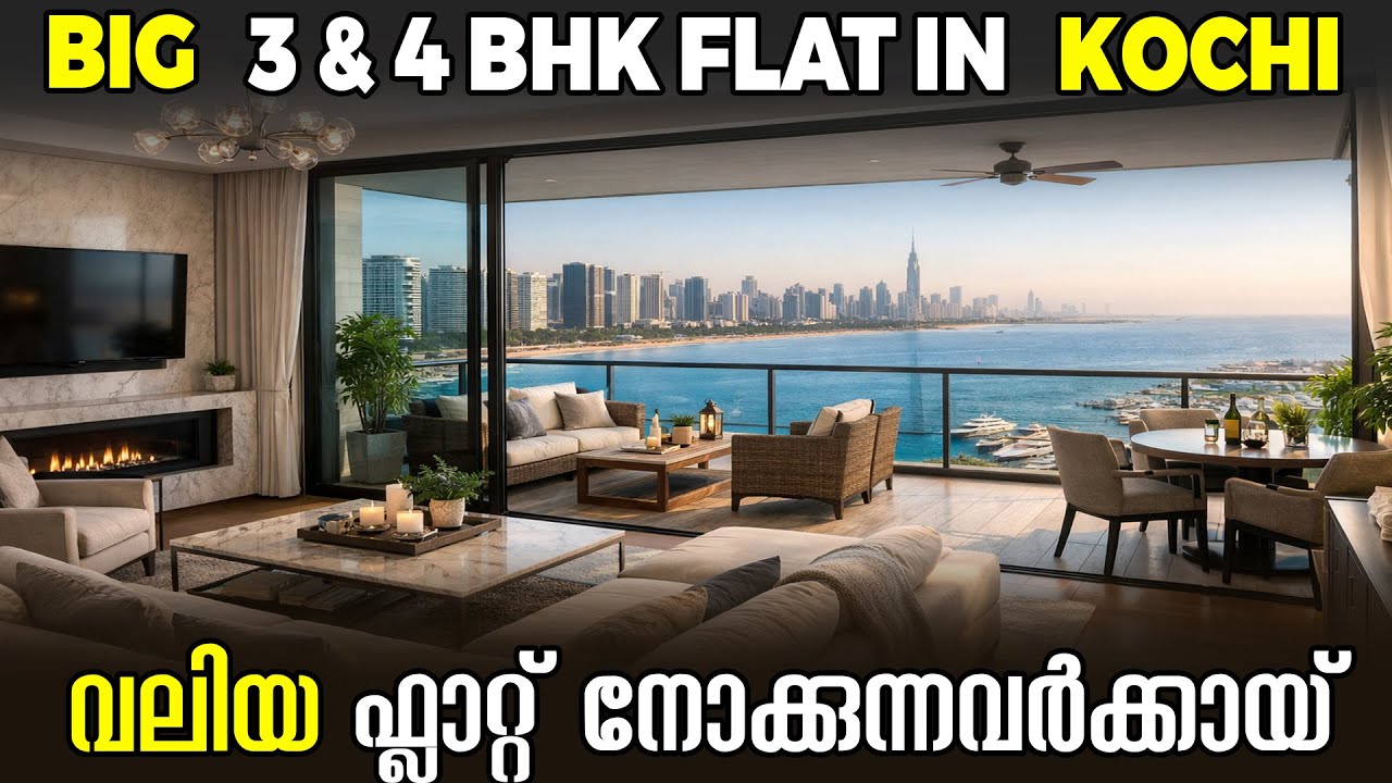 Spacious 3 & 4Bhk Flat For Sale In Kochi Near Edapally