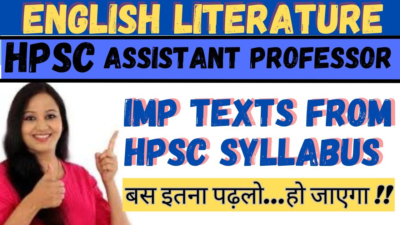 Important topics from HPSC Syllabus #hpscassistantprofessor