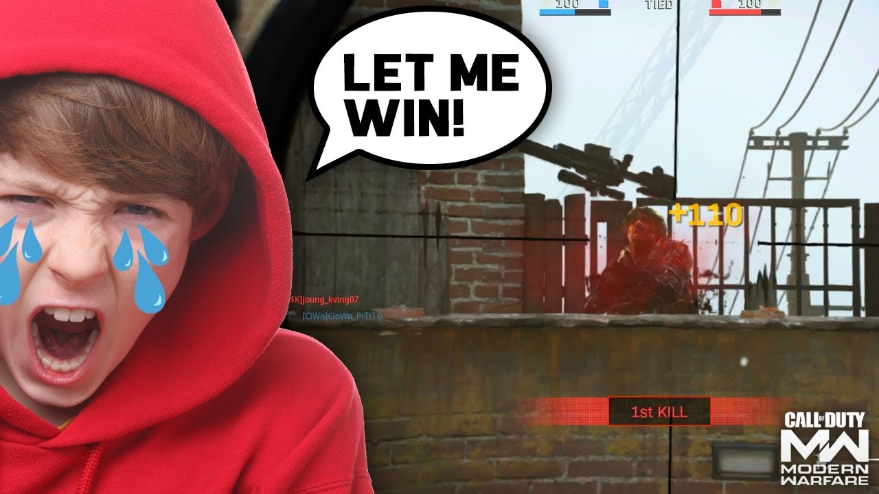 CRYING TRASH TALKERS GET DESTROYED on MW GUNFIGHT ALPHA