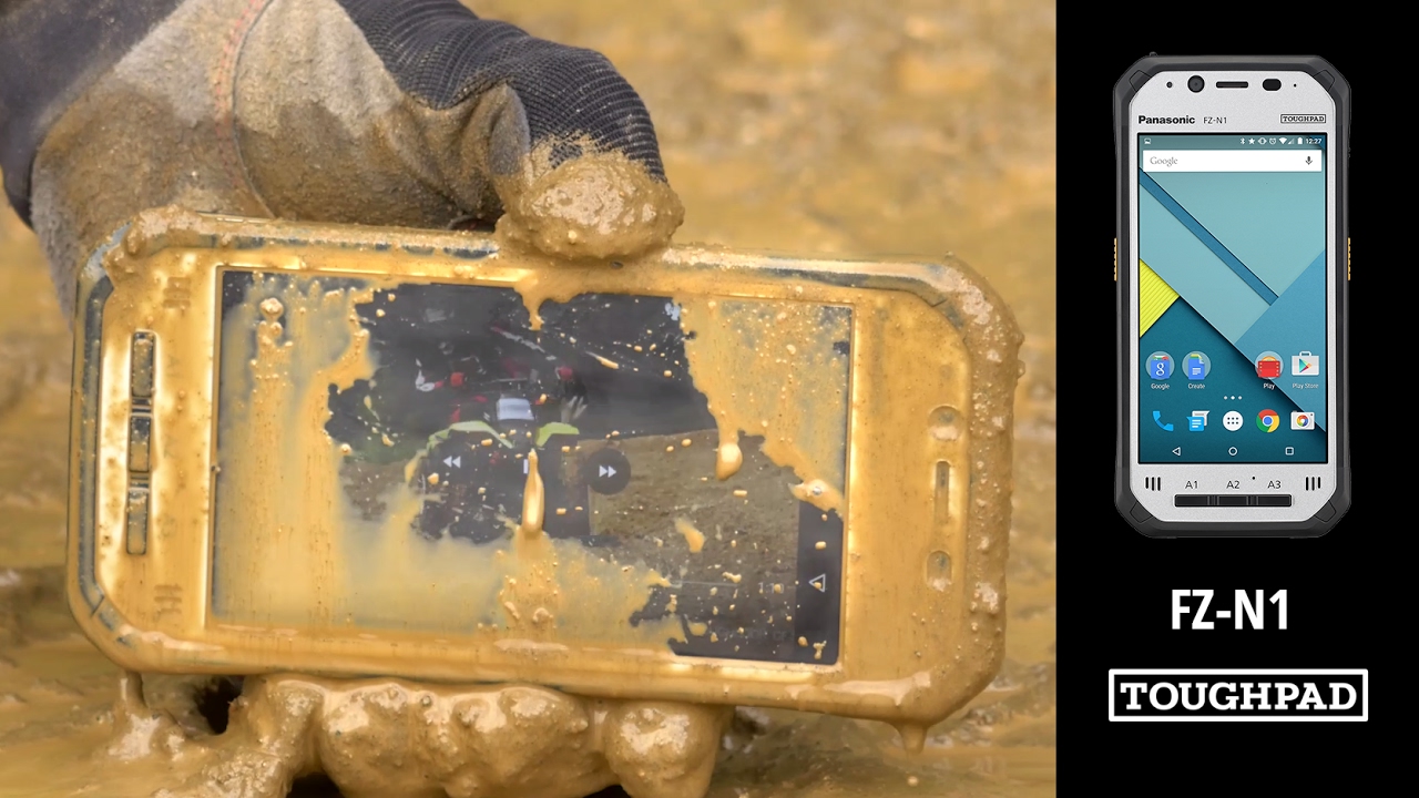 Extreme testing the Panasonic Toughpad Handheld FZ-N1