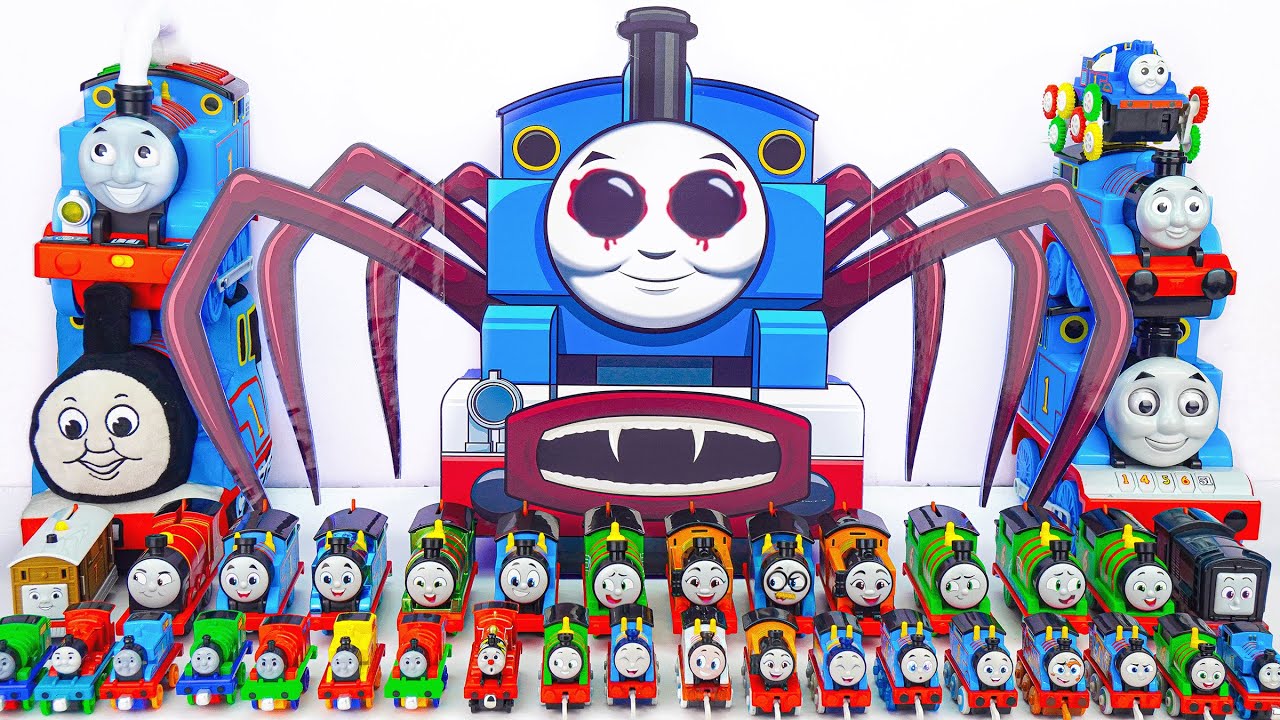 100 Minutes Satisfying Unboxing Thomas & Friends Cursed Thomas Toys ASMR | Review Toys