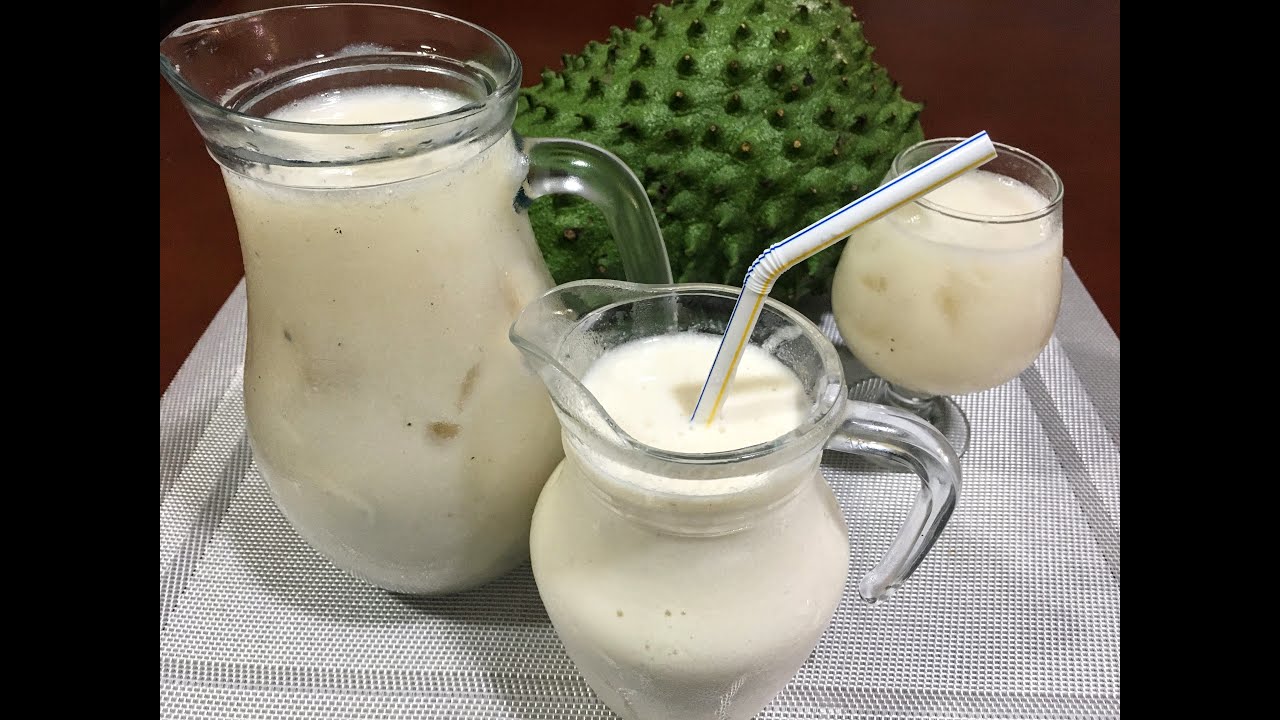 CÓMO PREPARAR REFRESCO DE GUANÁBANA
